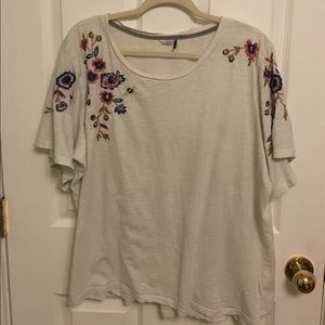 Akemi + Kin embroidered shirt